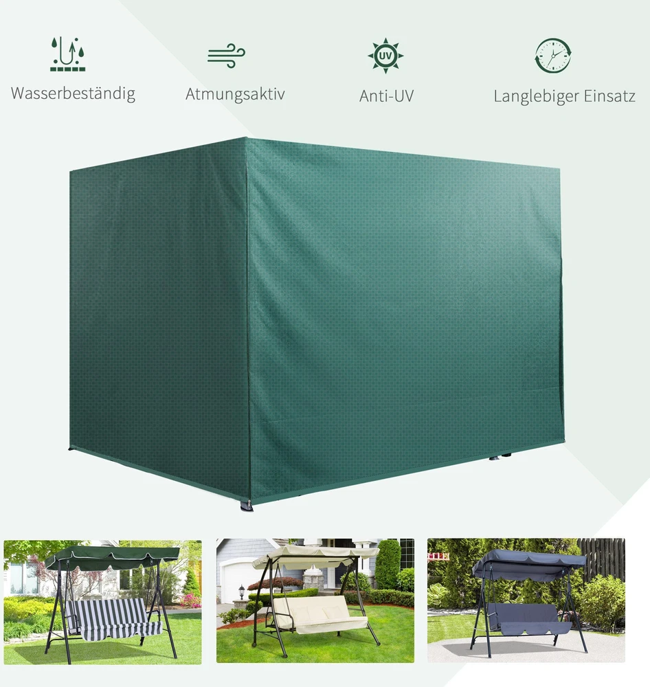 Outsunny® apsauginis uždangalas, atsparus vandeniui ir UV spinduliams, 215x155x150 cm