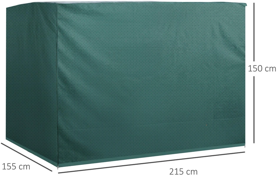 Outsunny® apsauginis uždangalas, atsparus vandeniui ir UV spinduliams, 215x155x150 cm