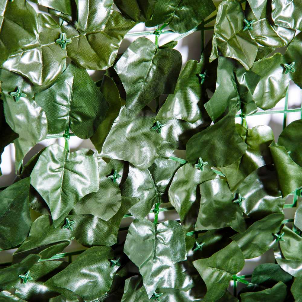 Outsunny dirbtinė gyvatvorė, privatumo skydas, sienų dekoracija, tamsiai žalia, 300 x 150 cm