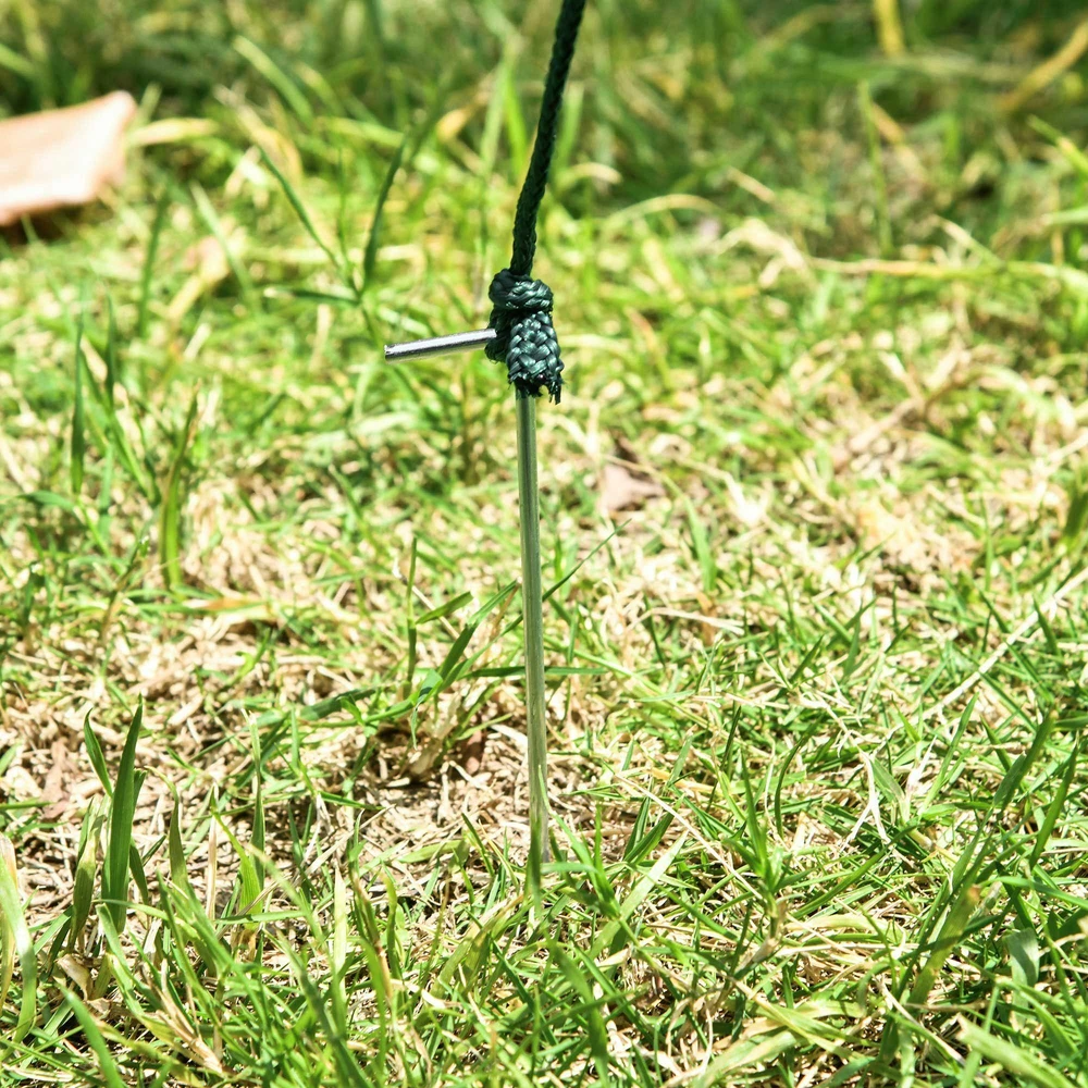 "Outsunny" Folijos šiltnamis Sodo stoginė Pomidorų šiltnamis su 6 lentynomis, skaidraus plieno PVC, skirtas sodui