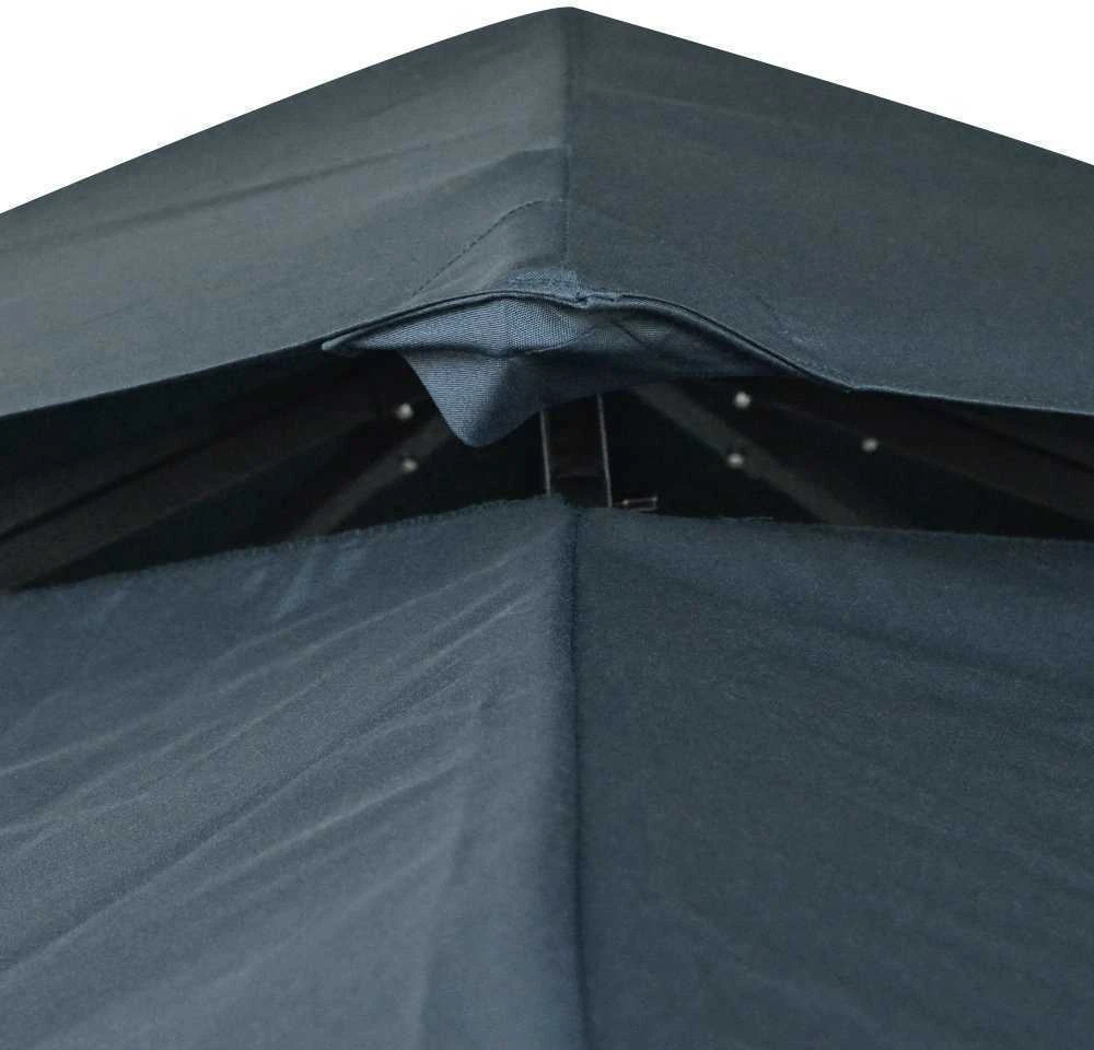 „Outsunny“ atsarginis stogas pavėsinėms, skirtas metalinėms sodo pavėsinėms, vakarėlių palapinėms, poliesteris, 3x3 m, anglies pilka
