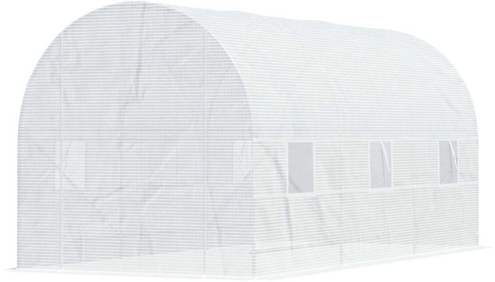 Outsunny Plėvelinis šiltnamis 450x200x200 cm