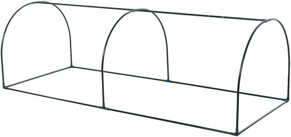 Outsunny šiltnamis su durimis, daigykla, augalų auginimui, plienas, PVC, 250x100x80 cm