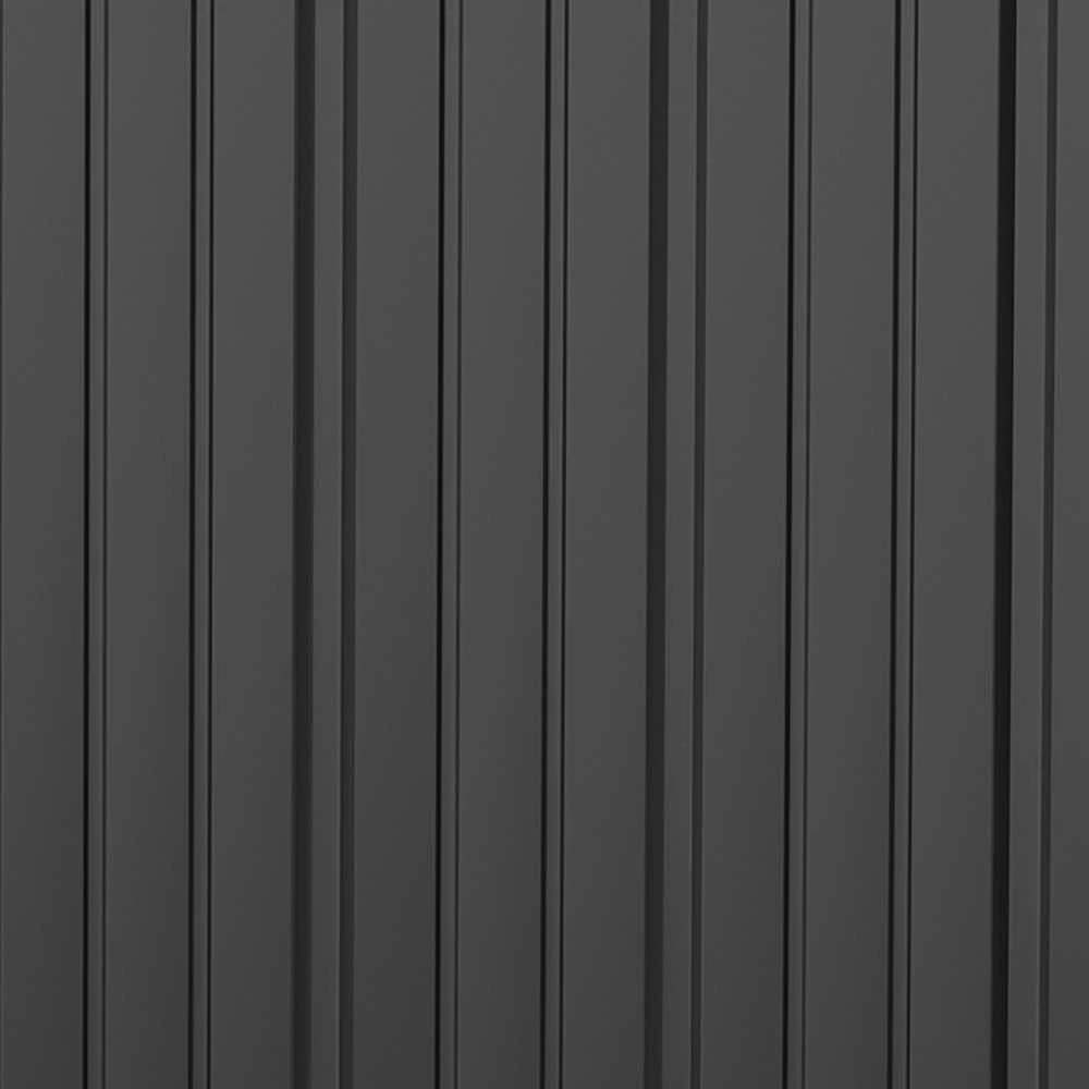 Outsunny sodo namelis 1,34 m², rakinama sodo spintelė su vienšlaičiu stogu iš cinkuoto plieno, 161,5x94,5x196 cm, juoda