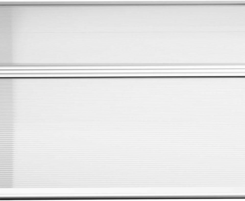 Outsunny durų stogelis, polikarbonatinė arkinė stoginė su apsauga nuo UV spindulių, baltas, 90x150 cm