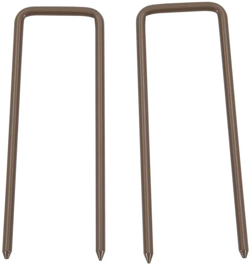 Ištraukiama Outsunny žirklinė tvorelė, 35–300 cm, idealiai tinka sodui, aliuminis, ruda, aukštis 103,5 cm