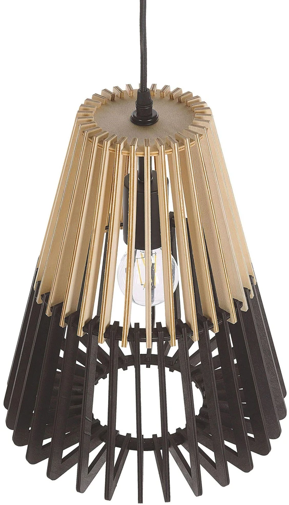 Pakabinamas šviestuvas Beliani Pakabinama lempa CAVALLA juoda