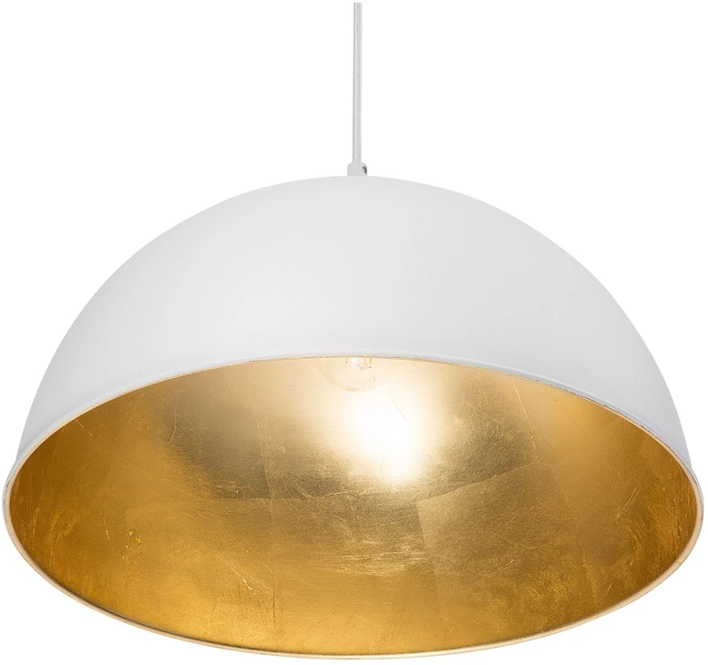 Pakabinamas šviestuvas Beliani Pakabinama lempa CETINA Metal Balta