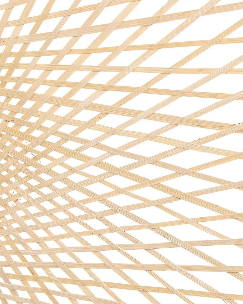 Pakabinamas šviestuvas Beliani Pakabinama lempa FLOYD bambukinė šviesiai ruda