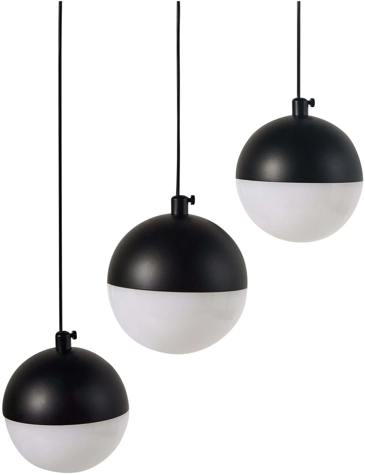 Pakabinamas šviestuvas Beliani Pakabinamas LED šviestuvas ANKOBRA metalinis juodas
