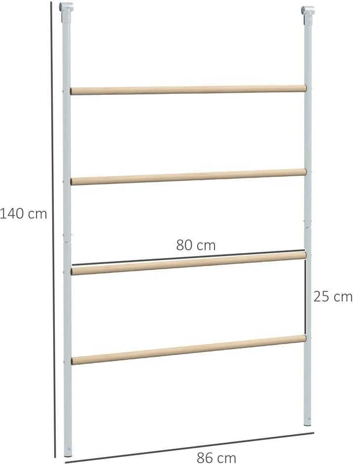 PawHut medinės kopėtėlės vištoms, žaidimų aikštelė vištoms, laipynė 4-6 vištoms, 140 x 86 x 2,5 cm, natūrali mediena