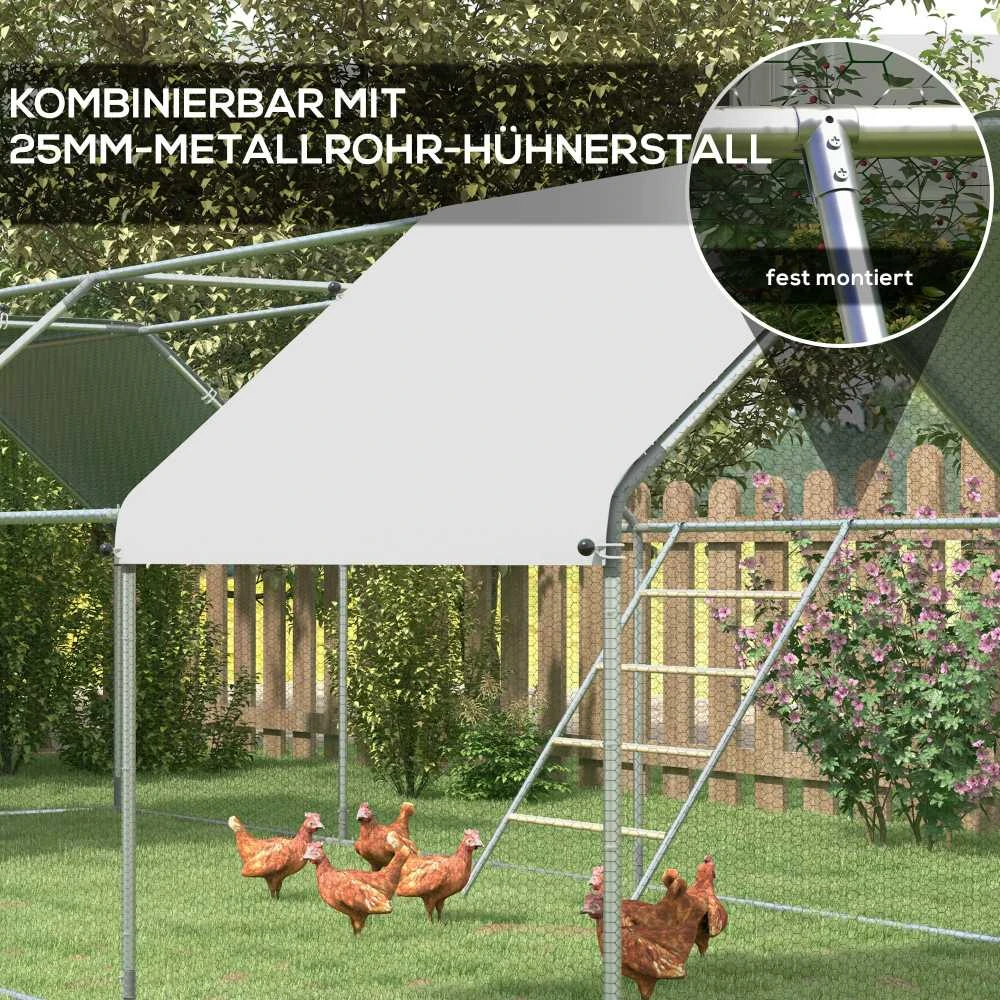 PawHut medinės kopėtėlės vištoms, žaidimų aikštelė vištoms, laipynė 4-6 vištoms, 140 x 86 x 2,5 cm, natūrali mediena
