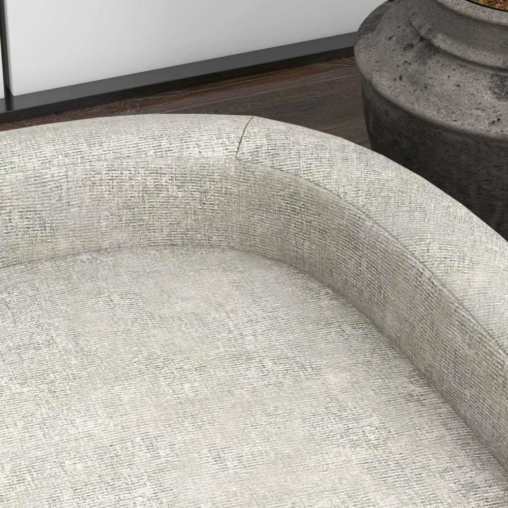PawHut šunų sofa, naminių gyvūnėlių sofa, kačių sofa su pagalve, šunų lova dideliems šunims, šunų gultas su paaukštintu dizainu, šunų fotelis su medinėmis kojelėmis, pilka, 98 x 67 x 25 cm