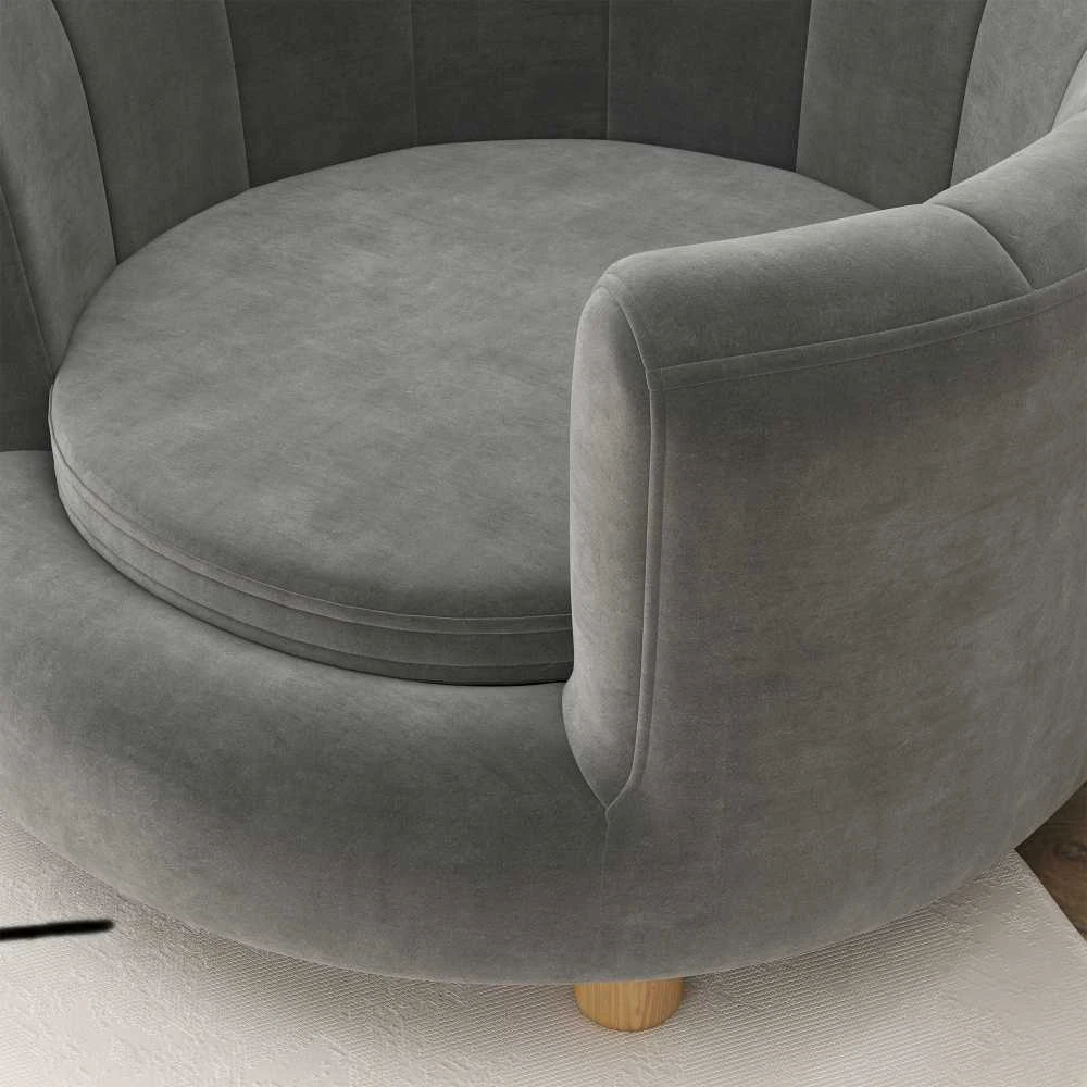 PawHut šunų sofa, plaunamas užvalkalas, guolis su atlošu ir medinėmis kojelėmis, kačių sofa, mažiems šunims iki 4,5kg, pilka