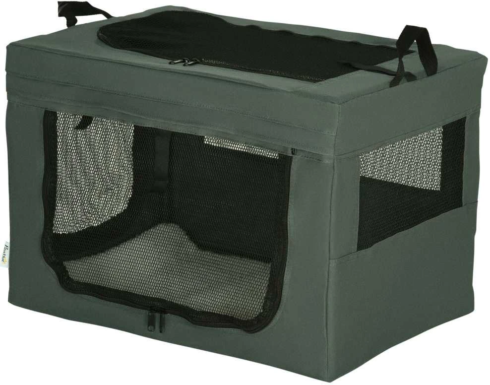 Pawhut Transportavimo krepšys augintiniams iki 4kg - pilkas