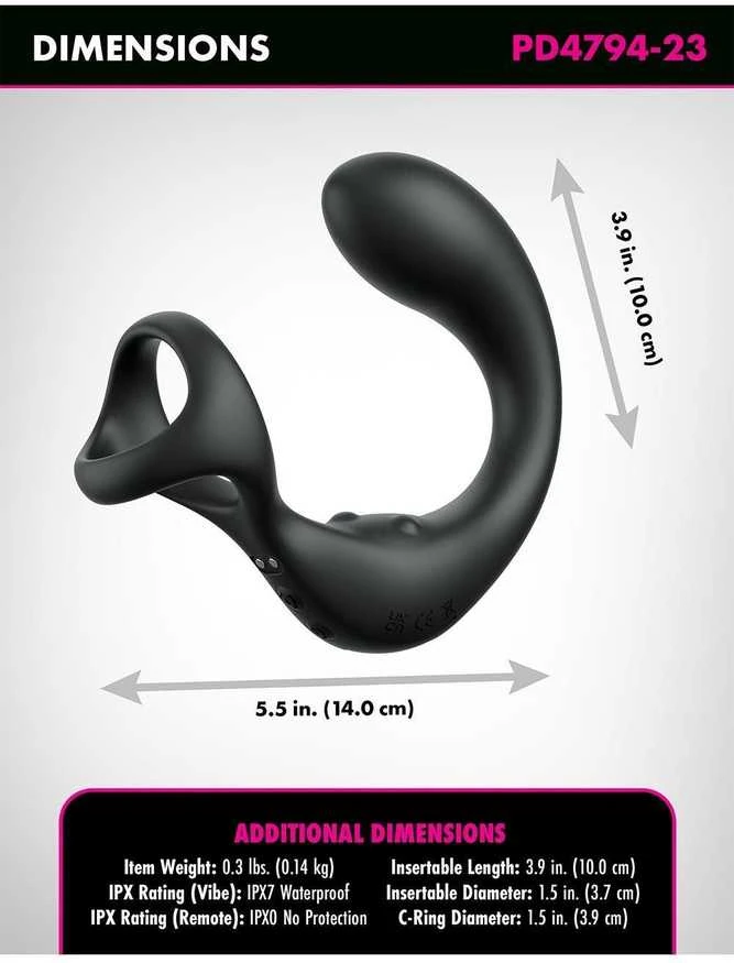 Dreamtoys AFE Ass-Gasm Taint-Alizer Blac