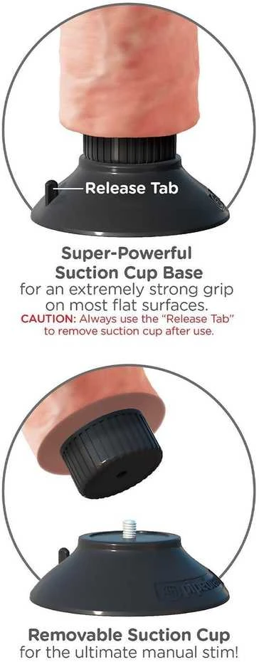 Pipedream KC 9" vibruojantis gaidys su kamuoliuku