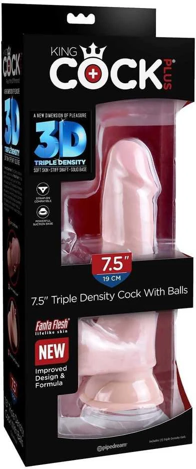 Pipedream KCP 7.5 trigubo tankio penis su