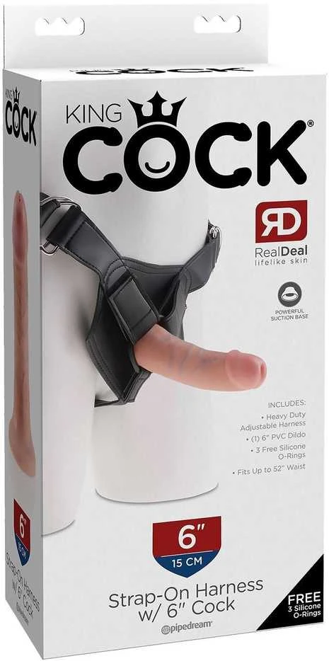 Pipedream King Cock Strap-On 6 colių