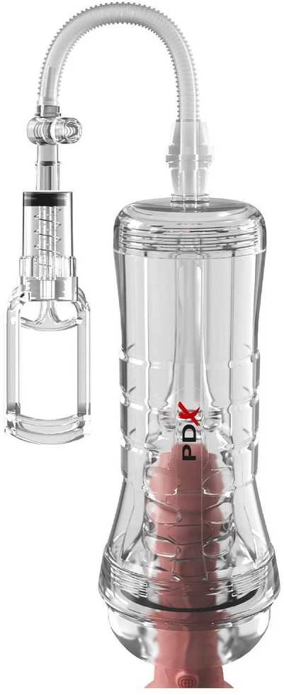Pipedream PDX ELITE PERMATOMAS VAKUUMINIS XXL POMPA SIURBLYS SU LENGVA RANKENA