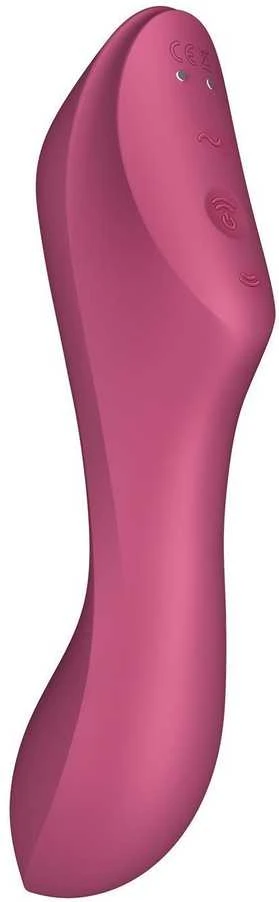 SATISFYER CURVY TRINITY 3 RAUDONAS