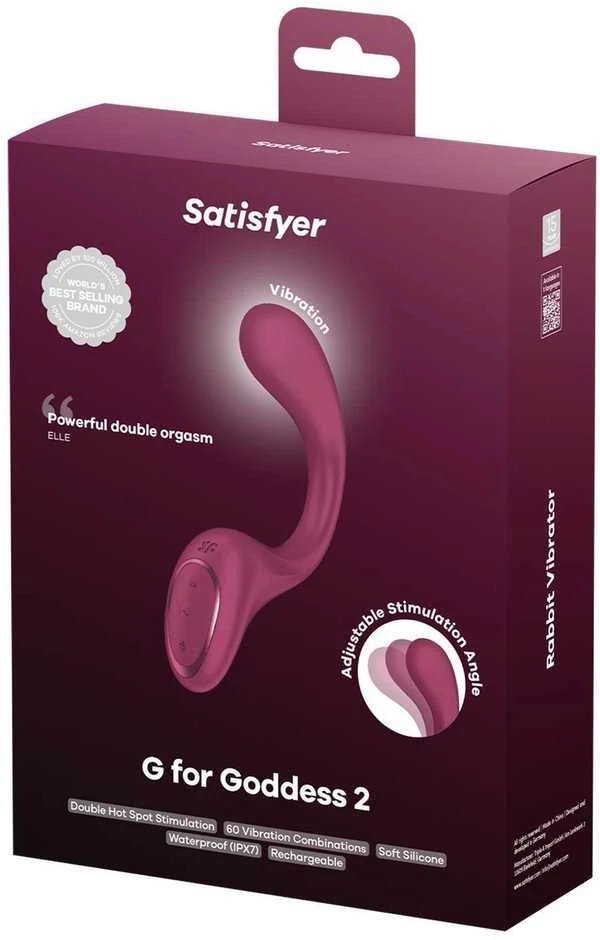 SATISFYER G DEIVĖMS 2 VYNO RAUDONA