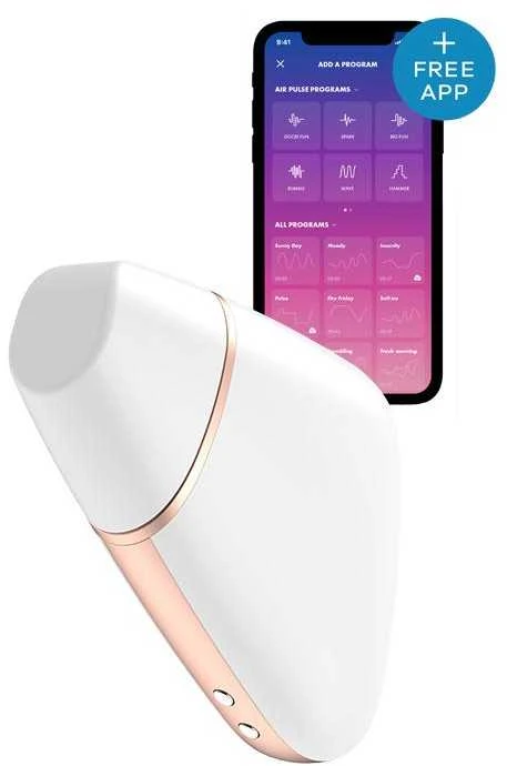 SATISFYER LOVE TRIANGLE CONNECT PROGRAMĖLĖ Baltas