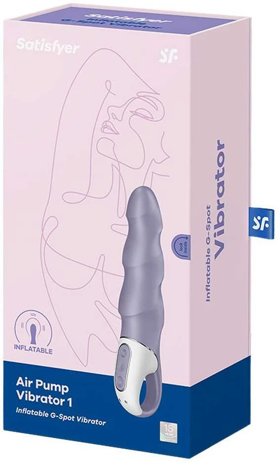 SATISFYER OROSIOS PUMP VIBRATORIUS 1 TAMSIAI VIOLETINĖ