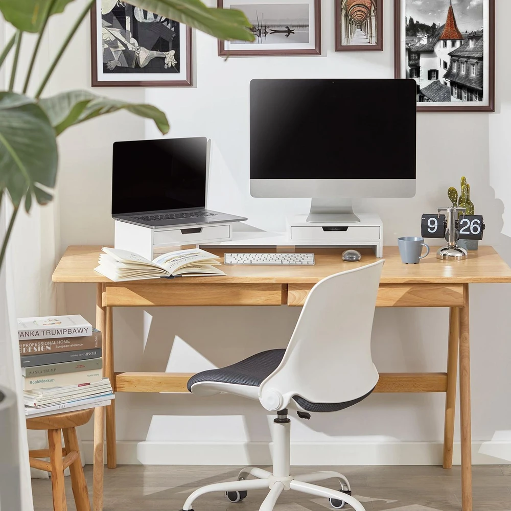 SoBuy monitoriaus stovas su 2 skyriais BBF04-W