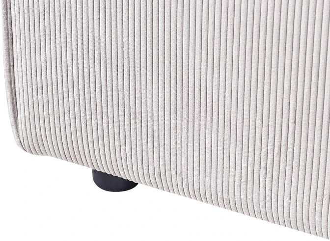 Sofa Beliani 1-vietis modulis ARDAL, kreminė balta, velvetas