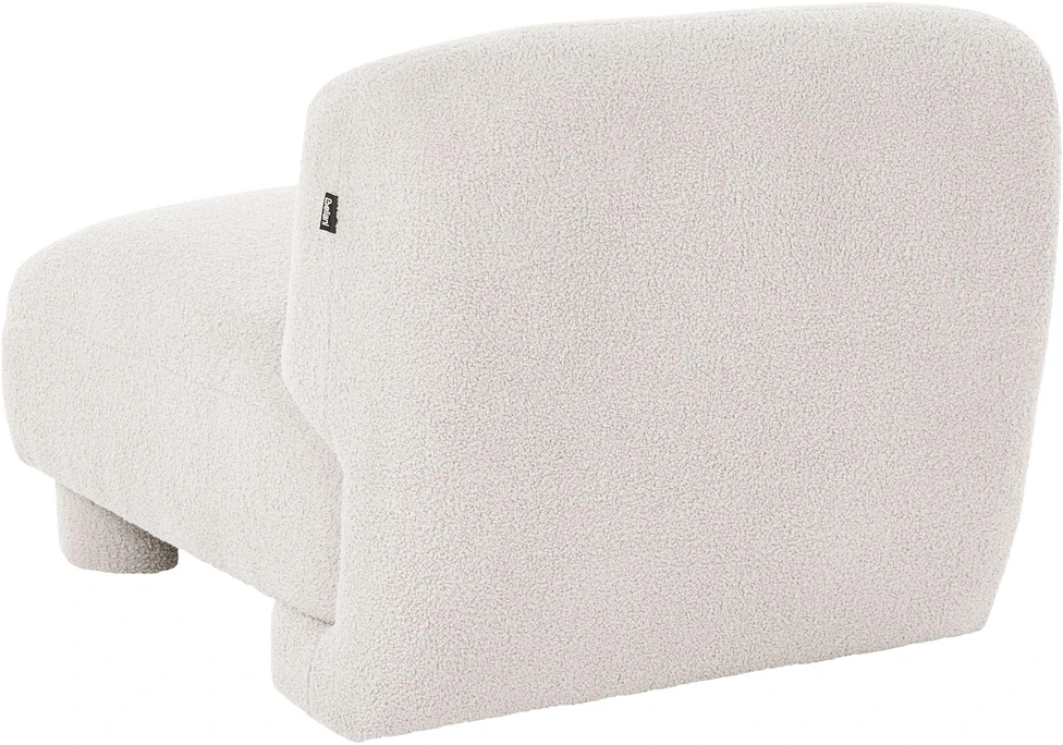 Sofa Beliani 1 vietos modulis MJALBI, kreminė balta, Boucle