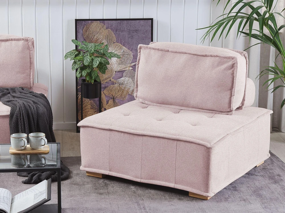 Sofa Beliani 1 vietos modulis TIBRO rožinis