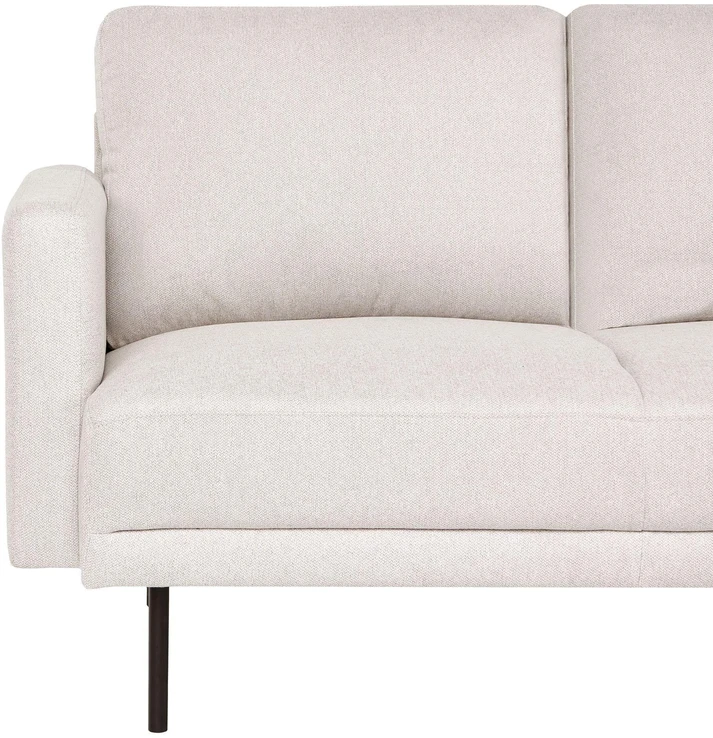 Sofa Beliani 2 vietų kairinis kampas BREDA, šviesiai smėlio spalvos