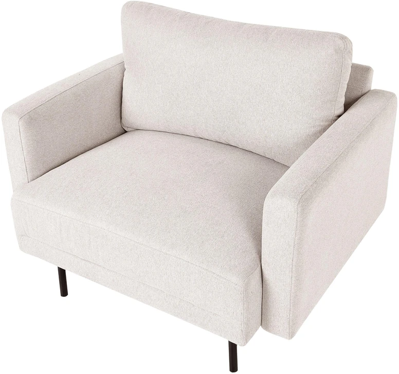 Sofa Beliani 2 vietų poilsio komplektas BREDA šviesiai smėlio spalvos