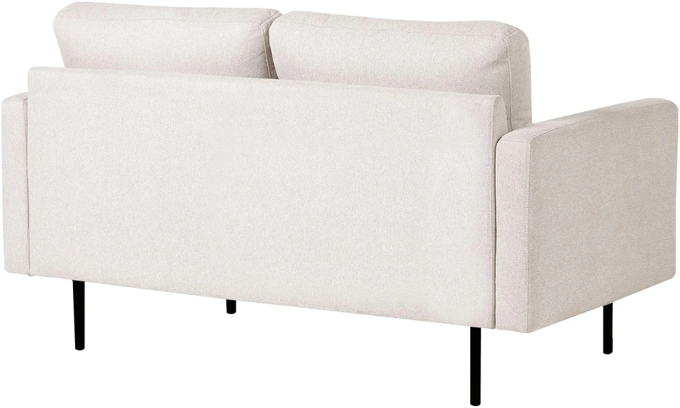 Sofa Beliani 2 vietų poilsio komplektas BREDA šviesiai smėlio spalvos