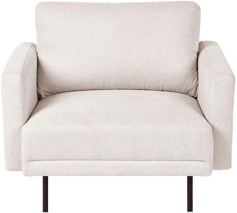 Sofa Beliani 2 vietų poilsio komplektas BREDA šviesiai smėlio spalvos
