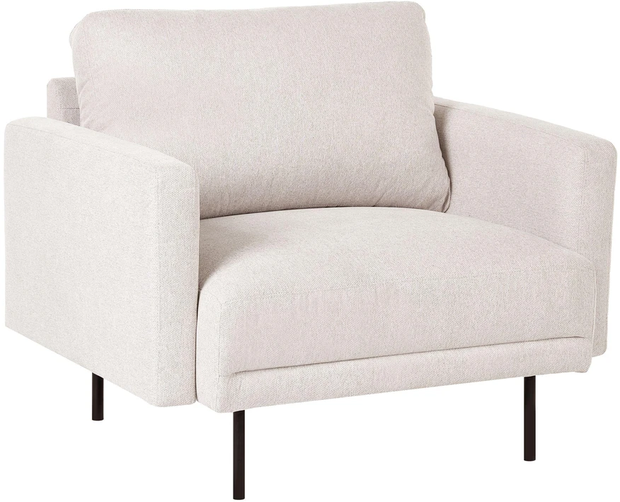 Sofa Beliani 2 vietų poilsio komplektas BREDA šviesiai smėlio spalvos