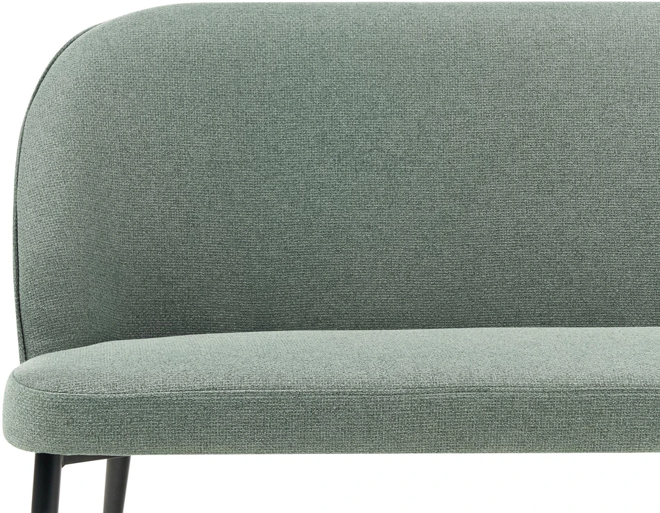 Sofa Beliani 2 vietų valgomojo suoliukas OSBY šviesiai žalias