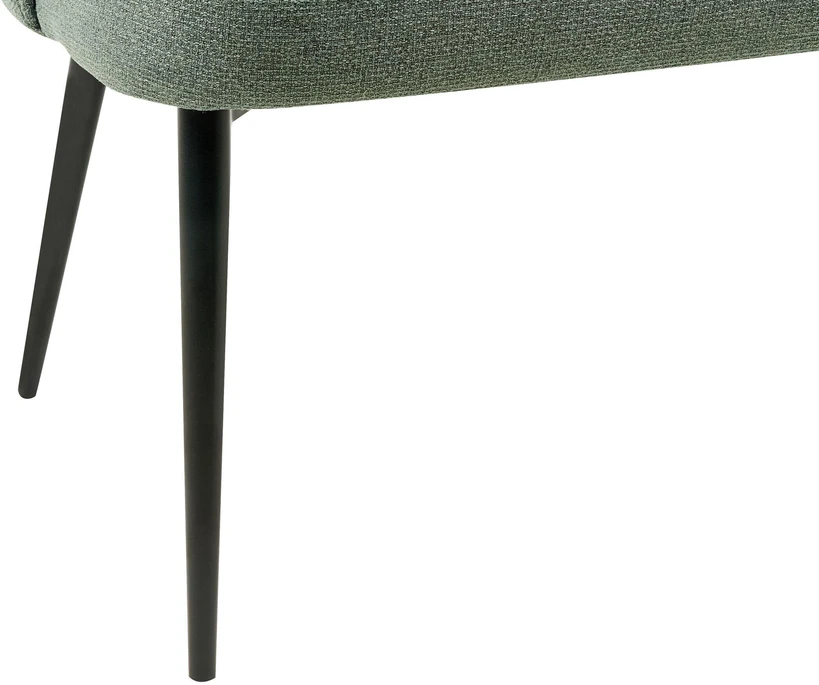 Sofa Beliani 2 vietų valgomojo suoliukas OSBY šviesiai žalias