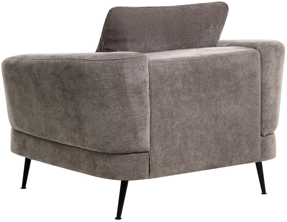 Sofa Beliani 3 asmenų svetainės baldų komplektas KJAER, šenilas, smėlio ir pilkos spalvos