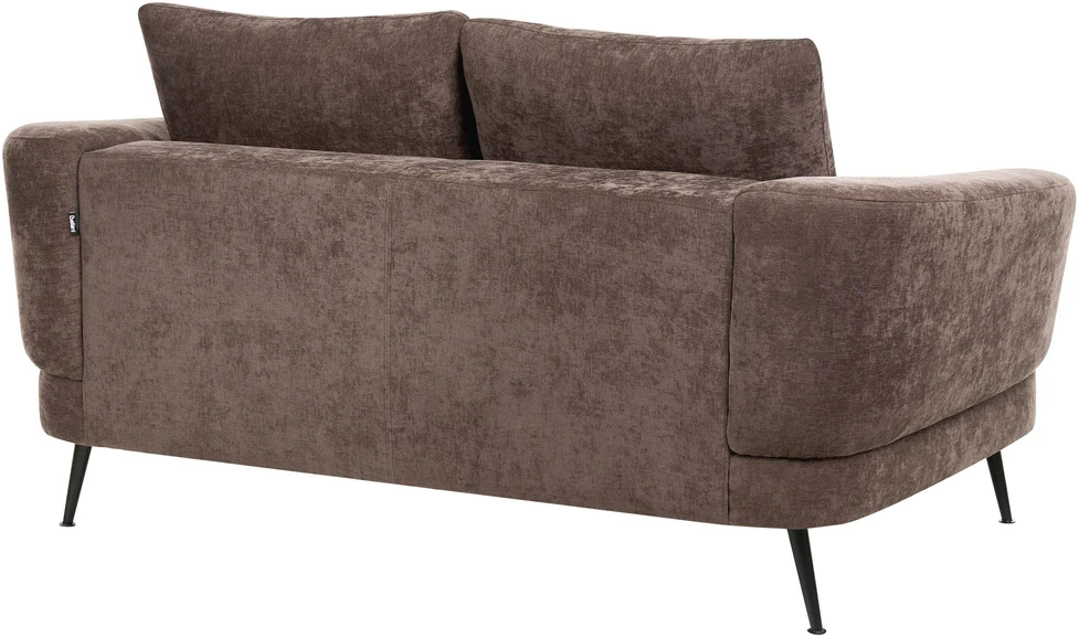 Sofa Beliani 3 asmenų svetainės komplektas KJAER, šenilas, tamsiai rudas