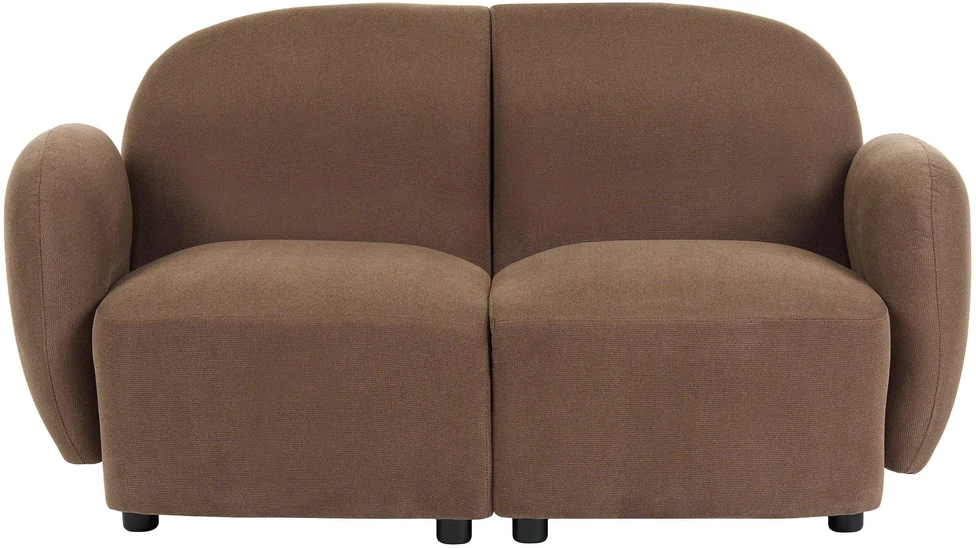 Sofa Beliani 3 vietų poilsio baldų komplektas JULE, rudas