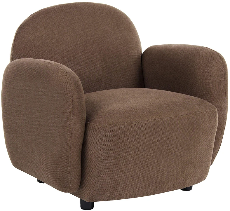 Sofa Beliani 3 vietų poilsio baldų komplektas JULE, rudas