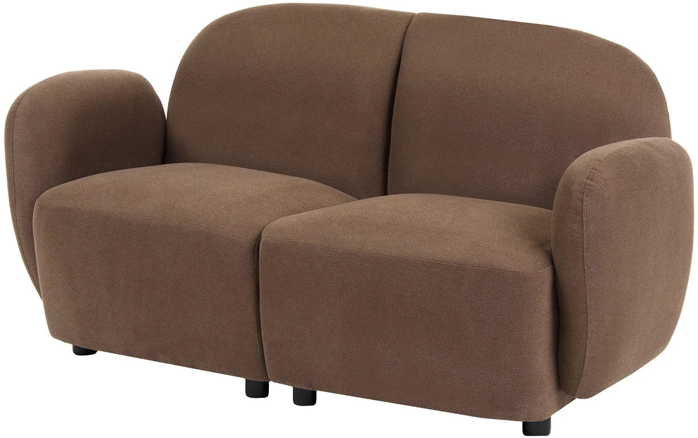 Sofa Beliani 3 vietų poilsio baldų komplektas JULE, rudas