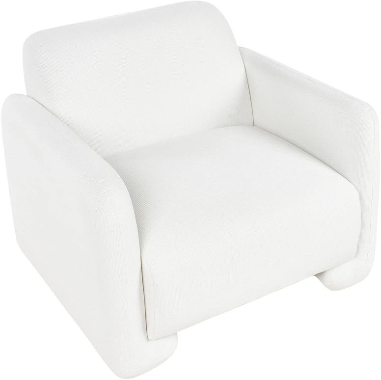 Sofa Beliani 4 asmenų svetainės baldų komplektas SALAND baltas