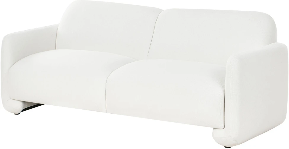 Sofa Beliani 4 asmenų svetainės baldų komplektas SALAND baltas