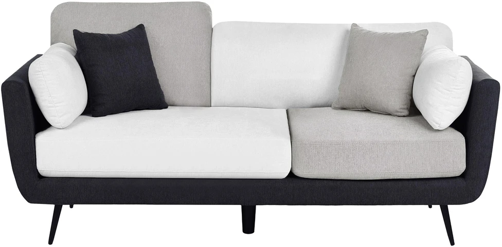 Sofa Beliani 4 vietų poilsio baldų komplektas BOLGA, juodas