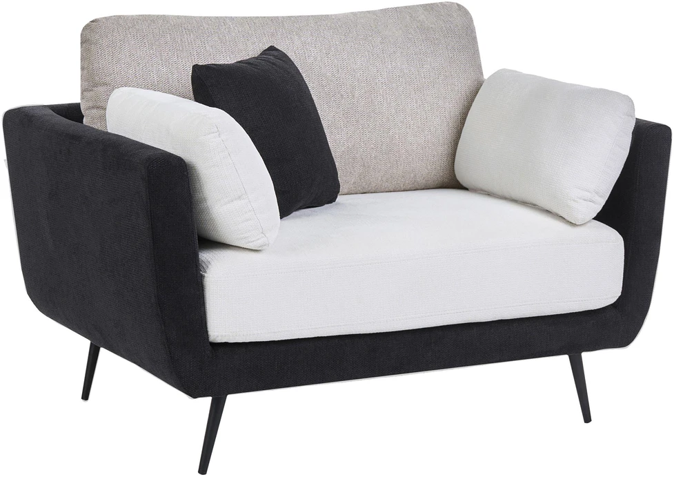 Sofa Beliani 4 vietų poilsio baldų komplektas BOLGA, juodas