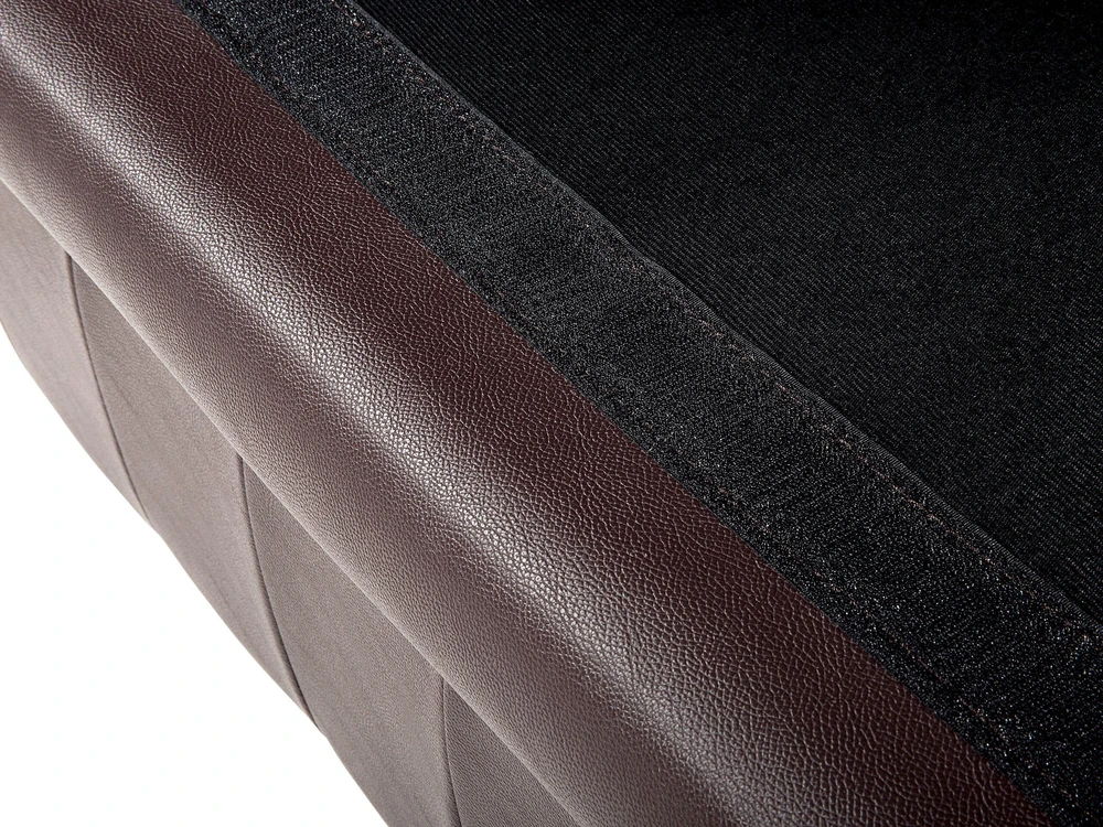Sofa Beliani 4 vietų poilsio komplektas CHESTERFIELD natūralios odos, rudas