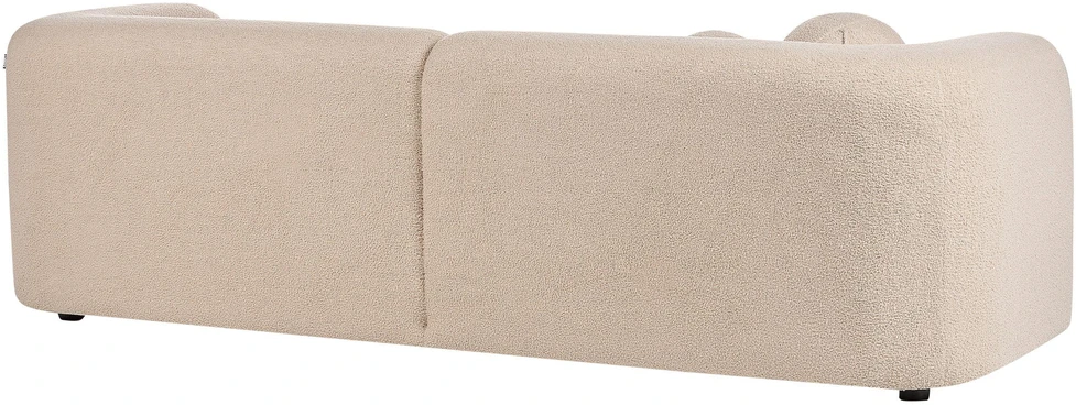 Sofa Beliani 4-vietų svetainės baldų komplektas LEIREN Boucle smėlio spalvos